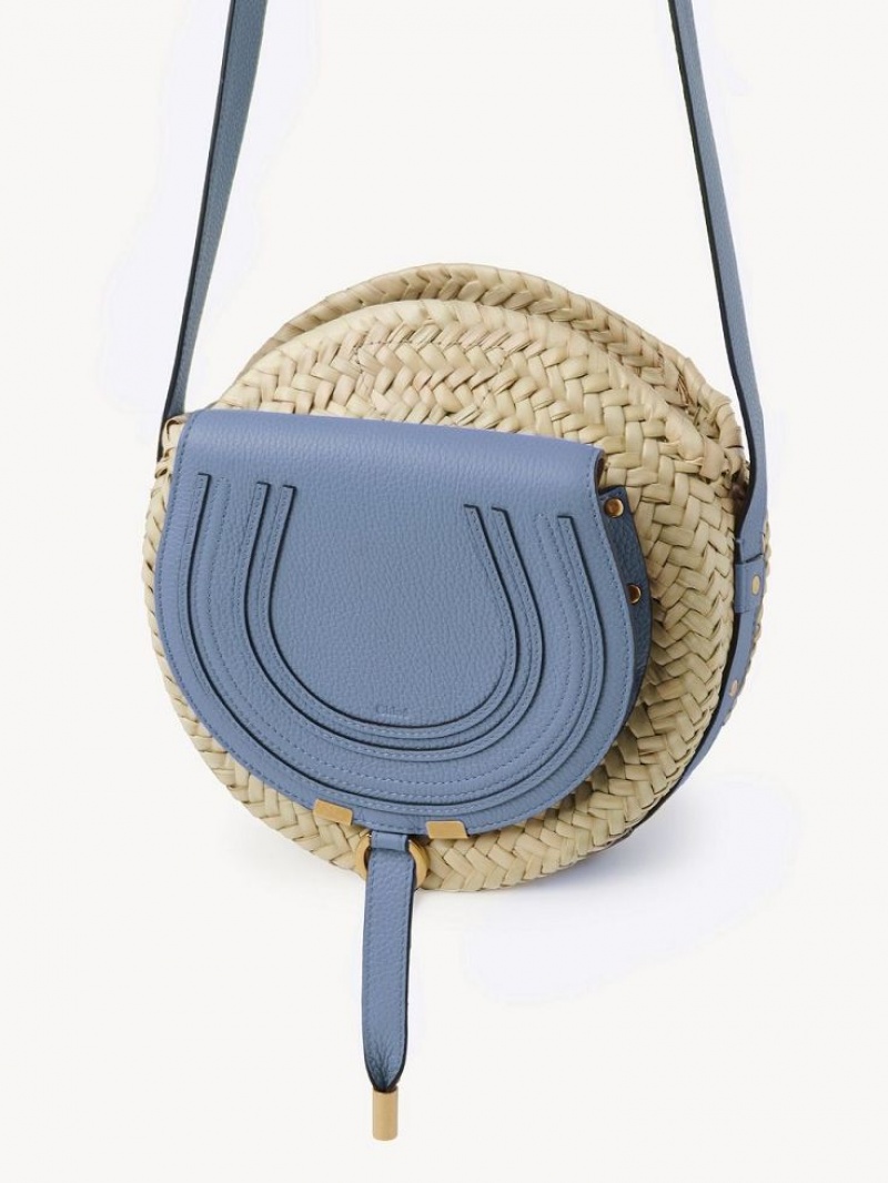 Baskets Chloe Marcie Cross-body Bleu Foncé | CHE-SR13638