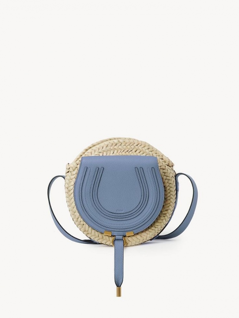 Baskets Chloe Marcie Cross-body Bleu Foncé | CHE-SR13638