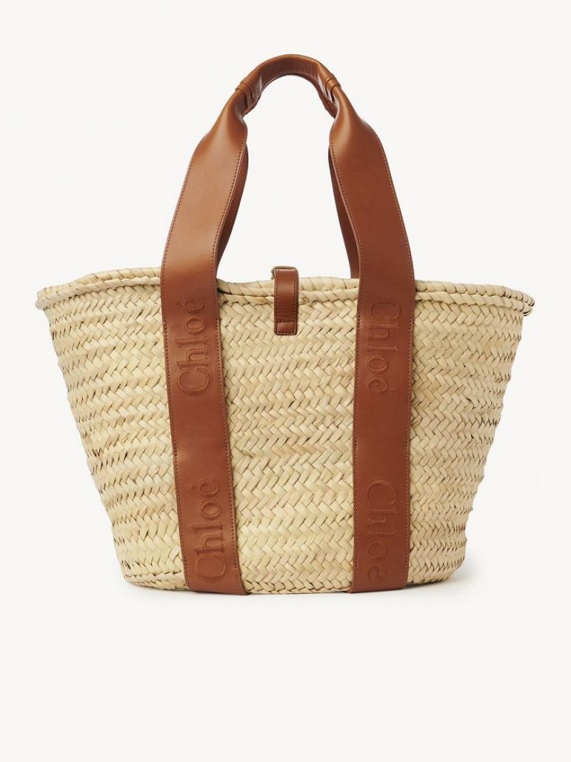 Baskets Chloe Sense Medium Marron | CHE-SR13648