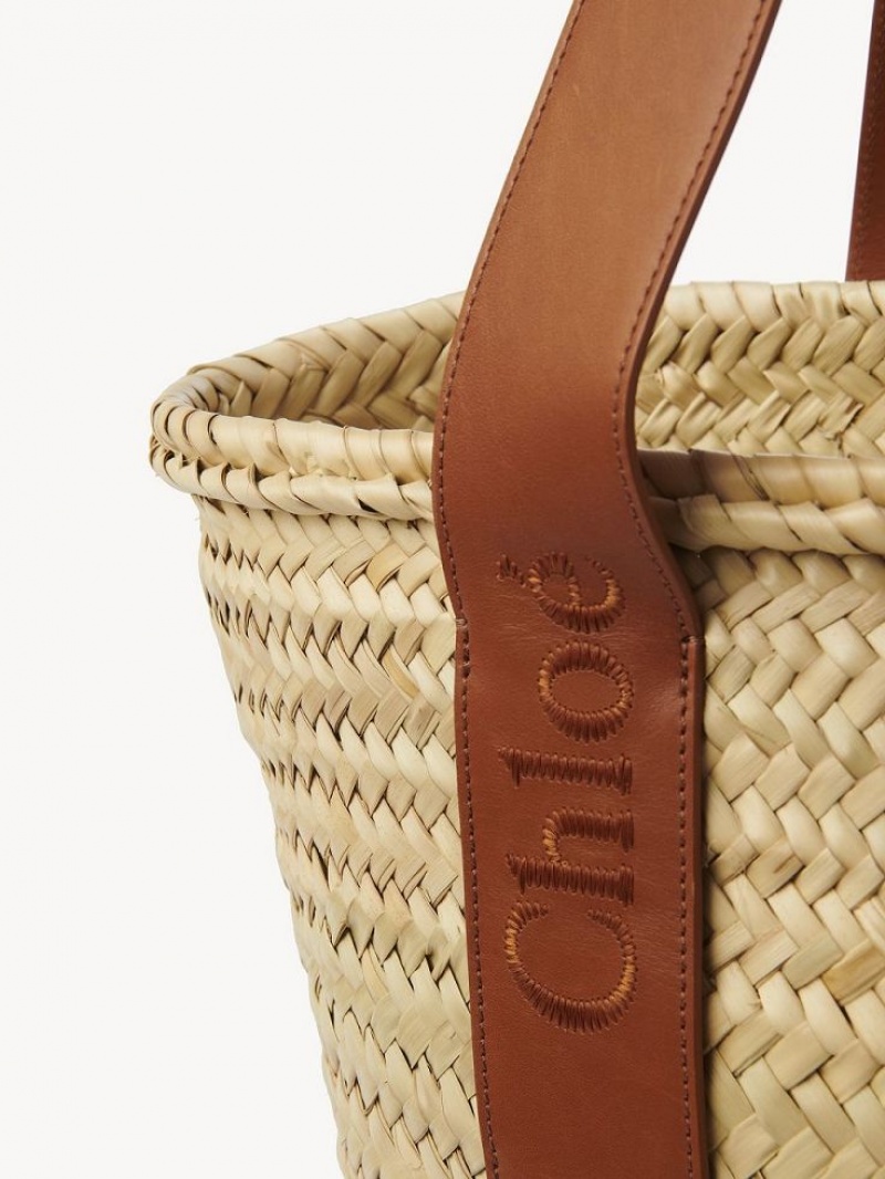 Baskets Chloe Sense Medium Marron | CHE-SR13648