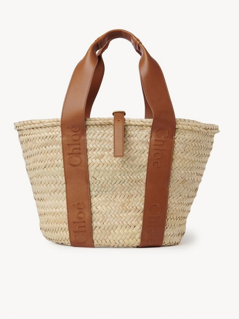 Baskets Chloe Sense Medium Marron | CHE-SR13648