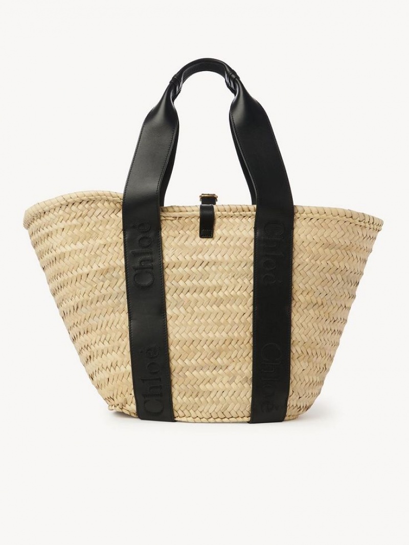 Baskets Chloe Sense Medium Noir | CHE-SR13642