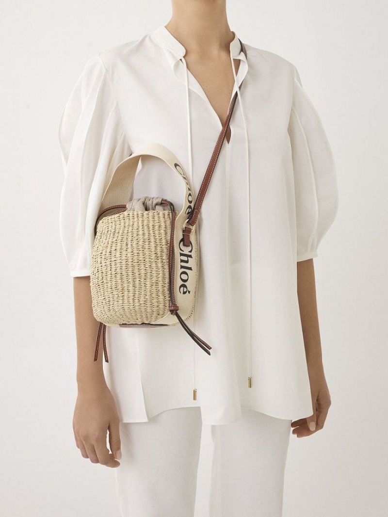 Baskets Chloe Small Woody Blanche | CHE-SR13657