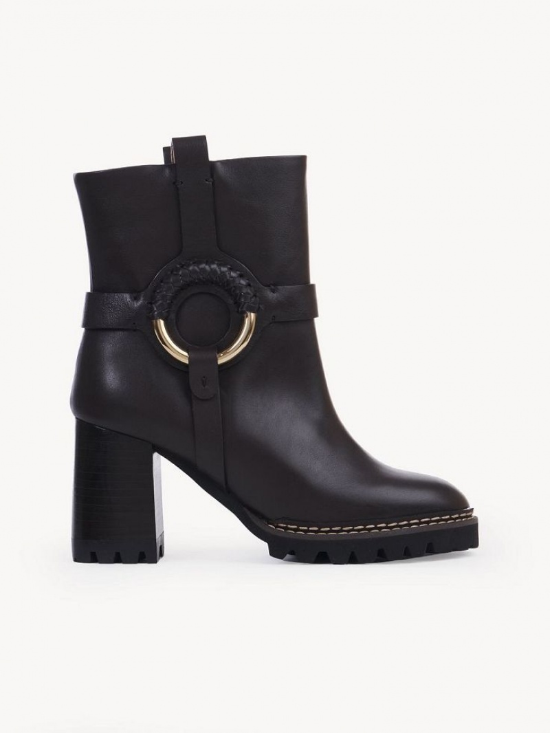 Botte Chloe Hana Alti Noir | CHE-SR14892