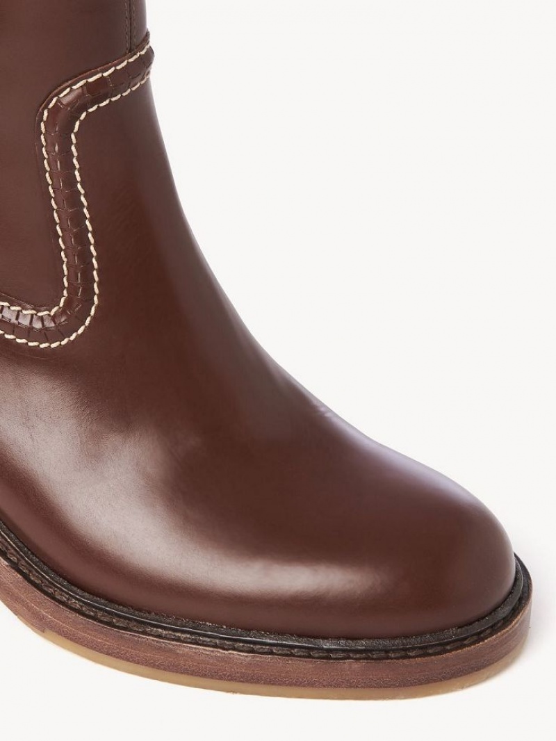 Botte Chloe Mallo Alti Marron | CHE-SR14234