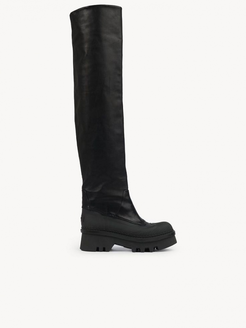 Botte Chloe Raina Over-the-knee Noir | CHE-SR14198