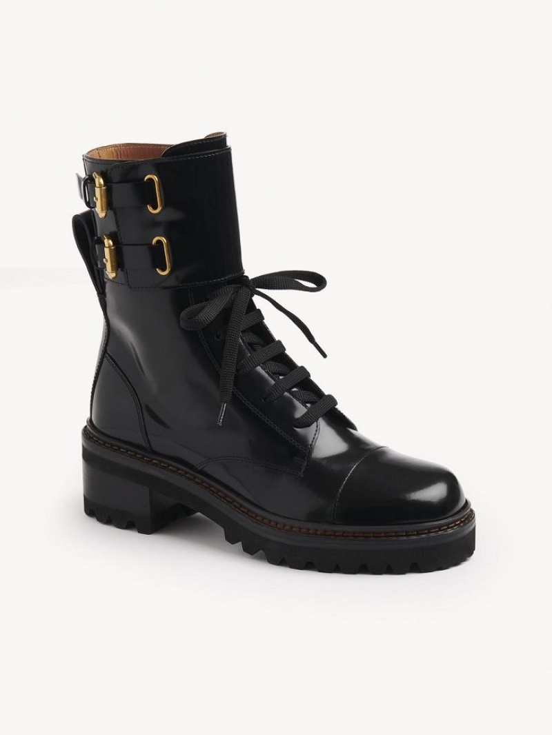 Bottines Chloe Mallory Noir | CHE-SR14878