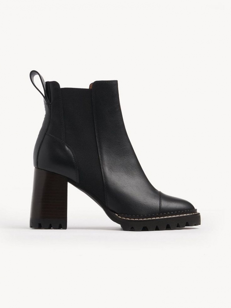 Bottines Chloe Mallory Noir | CHE-SR14889