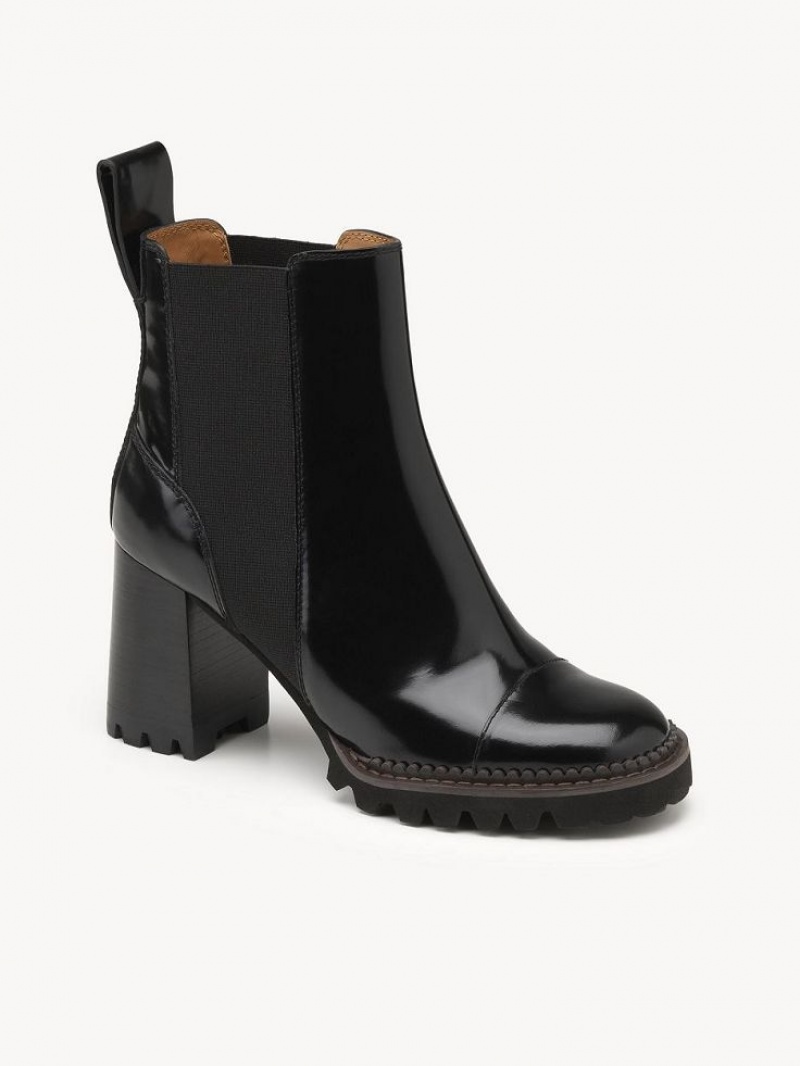 Bottines Chloe Mallory Noir | CHE-SR14890