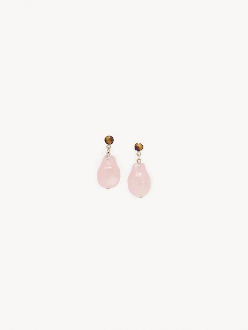 Boucles d\'Oreilles Chloe Darcey Rose Marron | CHE-SR14414