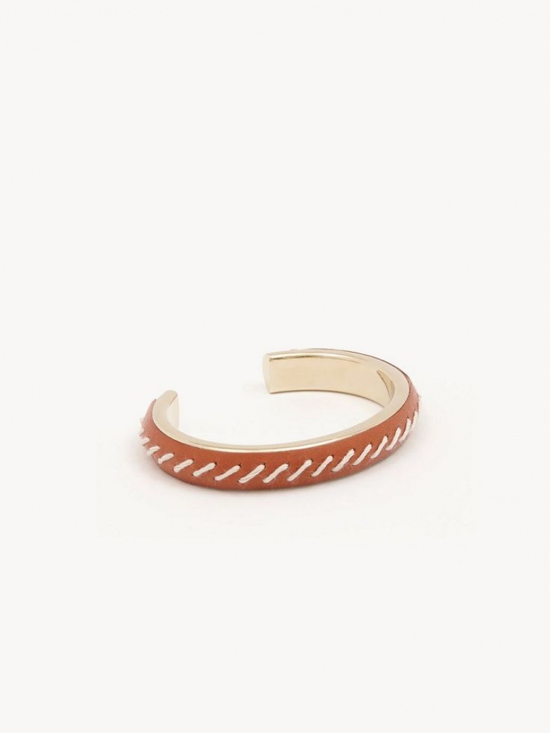 Bracelets Chloe Kattie Cuff Orange | CHE-SR14398