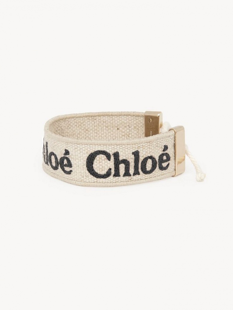 Bracelets Chloe Woody Beige Noir | CHE-SR14440