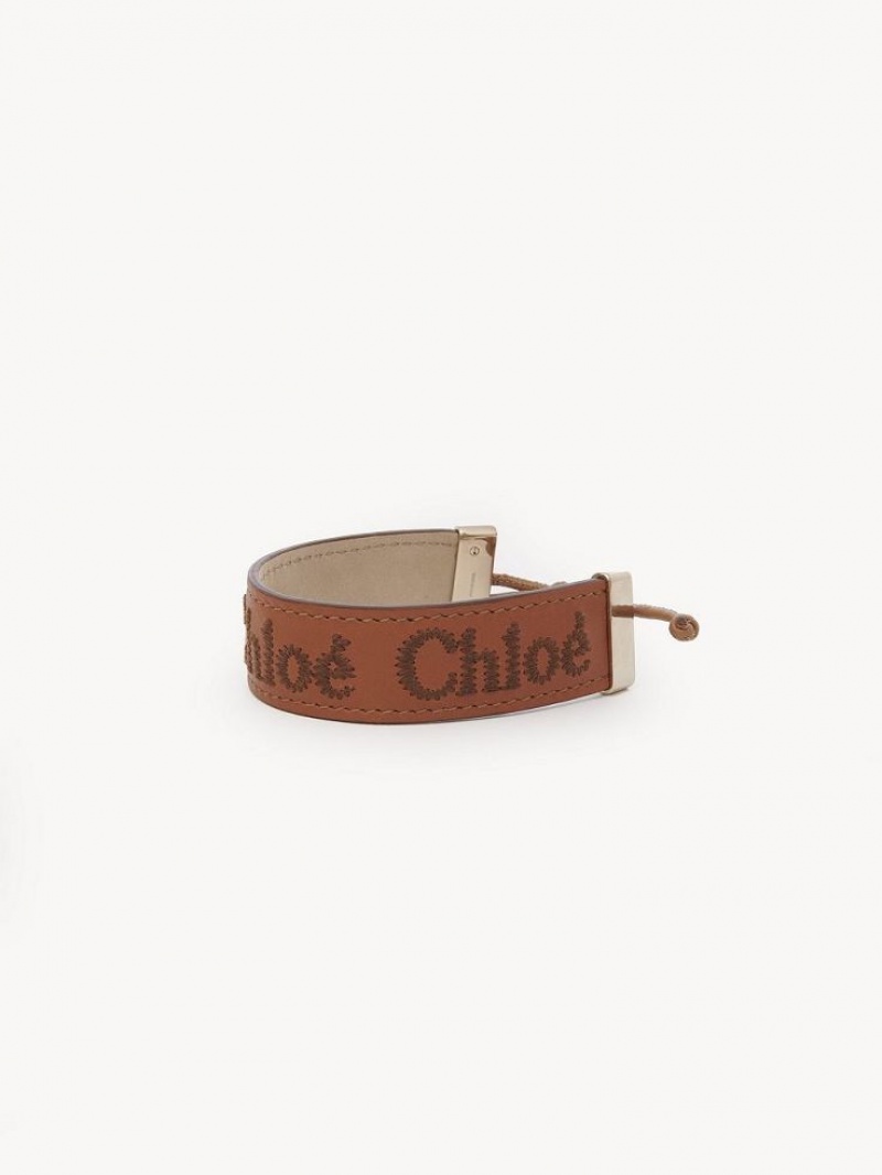 Bracelets Chloe Woody Marron | CHE-SR14439