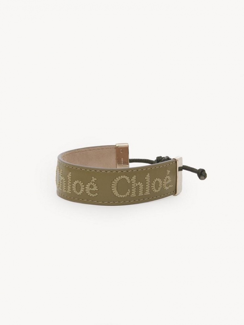 Bracelets Chloe Woody Vert | CHE-SR14431