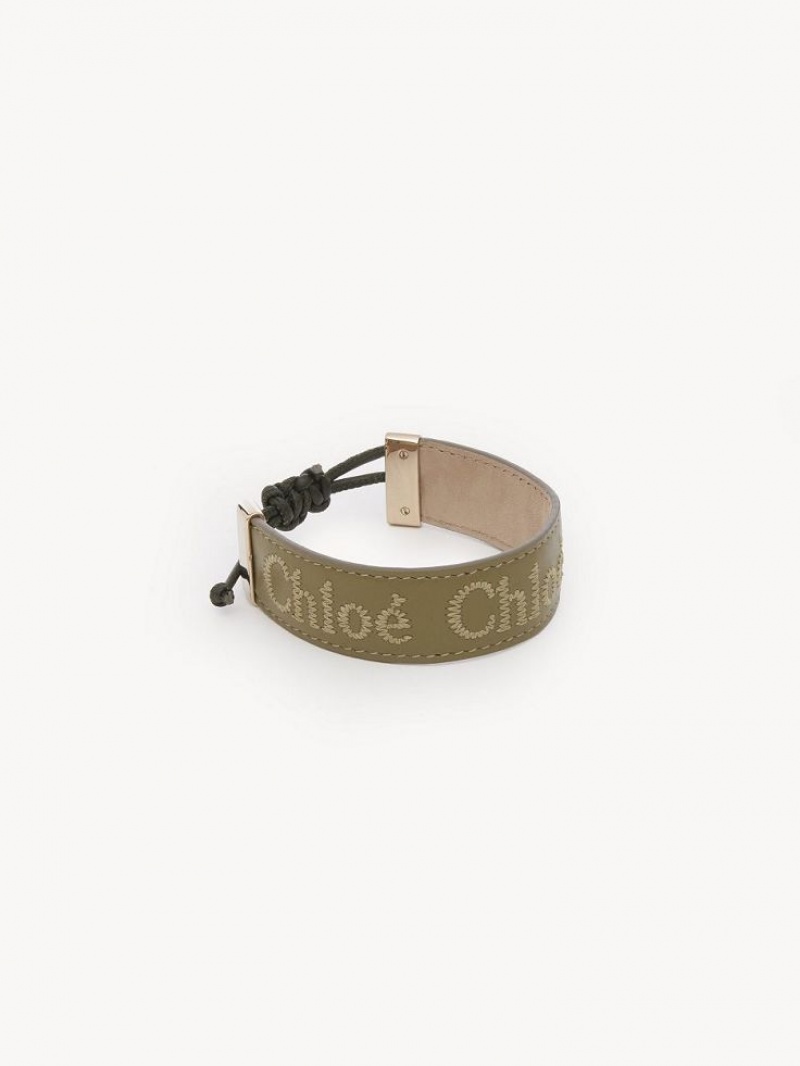 Bracelets Chloe Woody Vert | CHE-SR14431