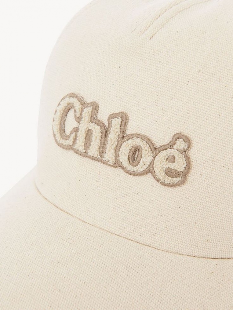 Casquettes Chloe Baseball Beige | CHE-SR14493