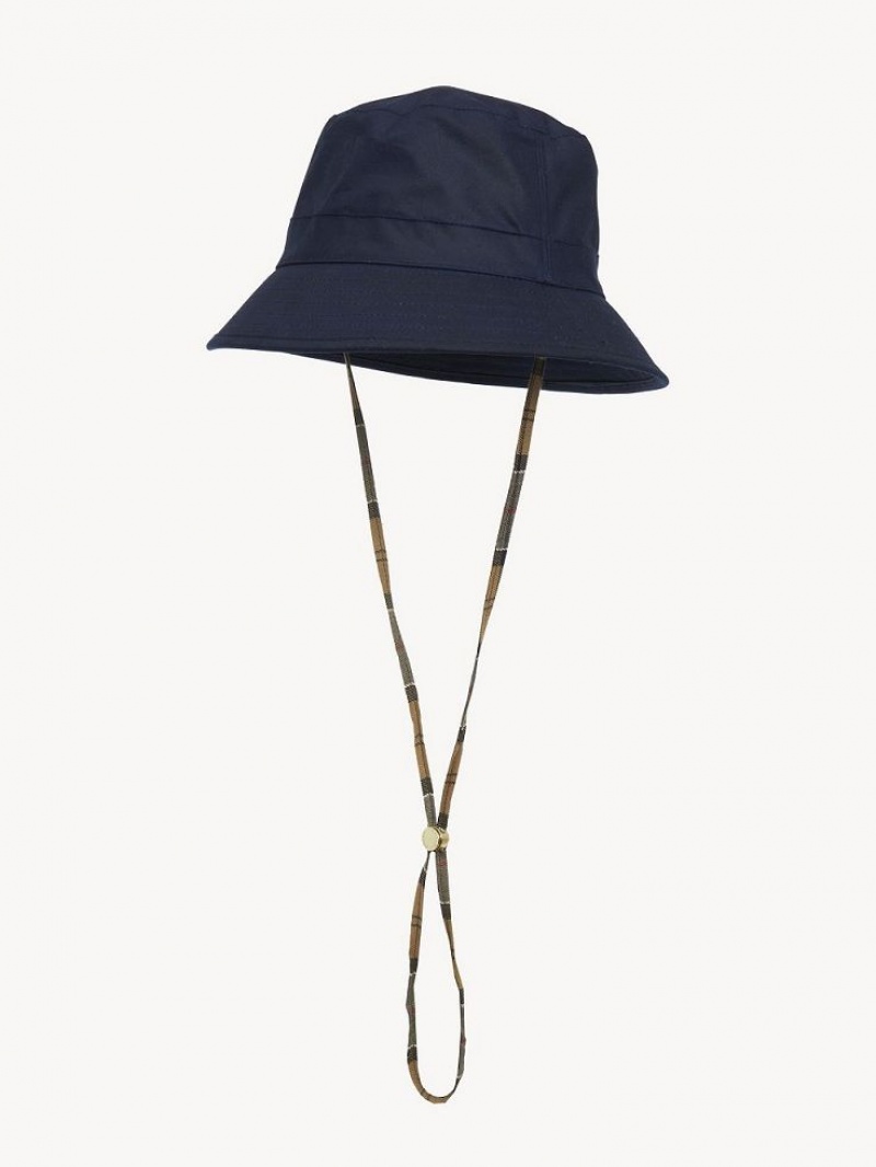 Chapeaux Chloe Barbour For Bucket Bleu Marine | CHE-SR14479