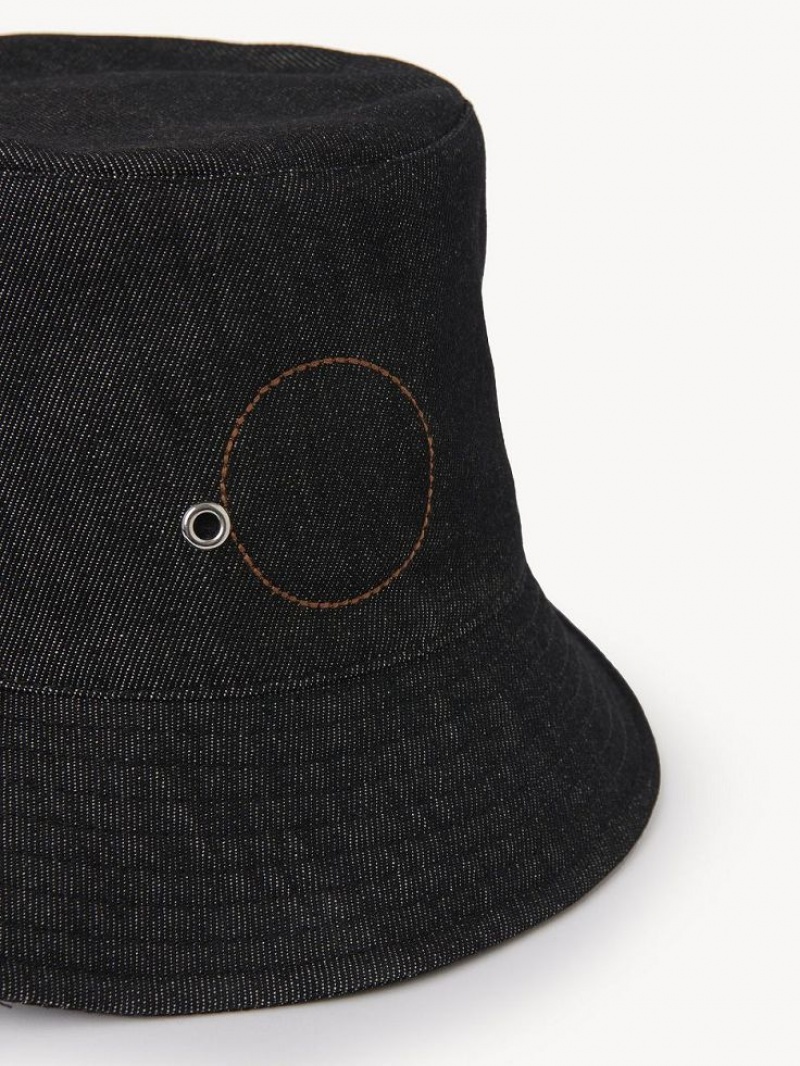 Chapeaux Chloe Eyelet Noir | CHE-SR14499