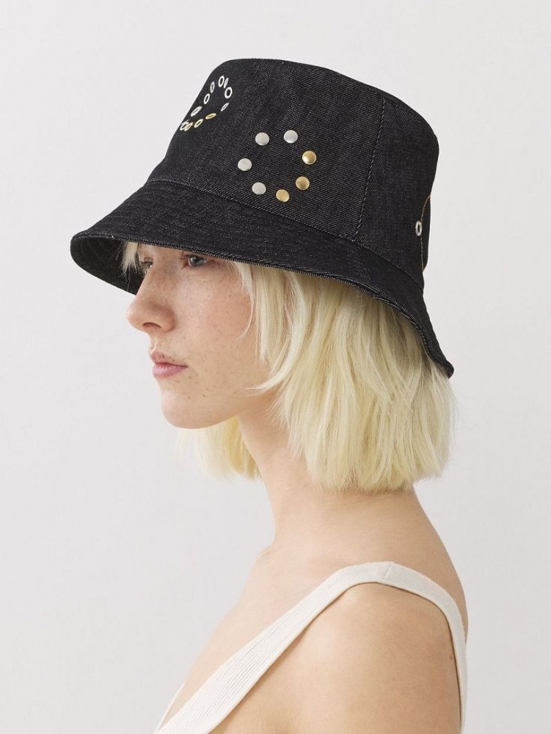 Chapeaux Chloe Eyelet Noir | CHE-SR14499