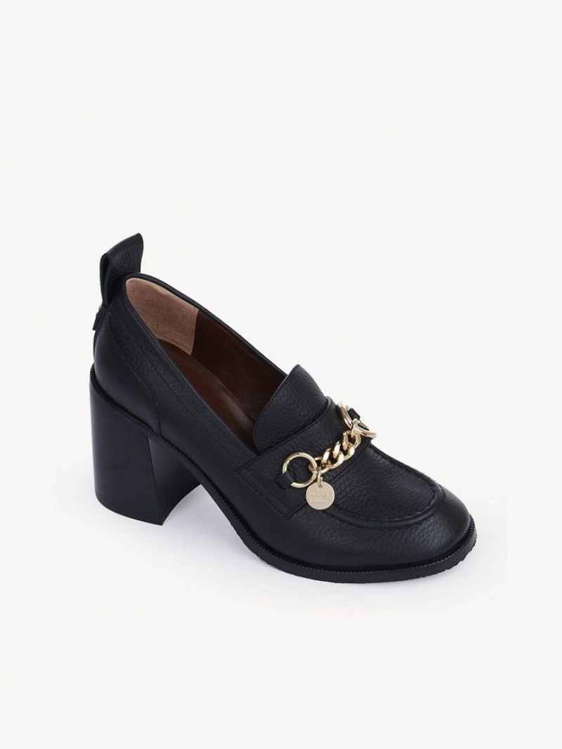 Chaussures Plates Chloe Aryel Penny Noir | CHE-SR14797