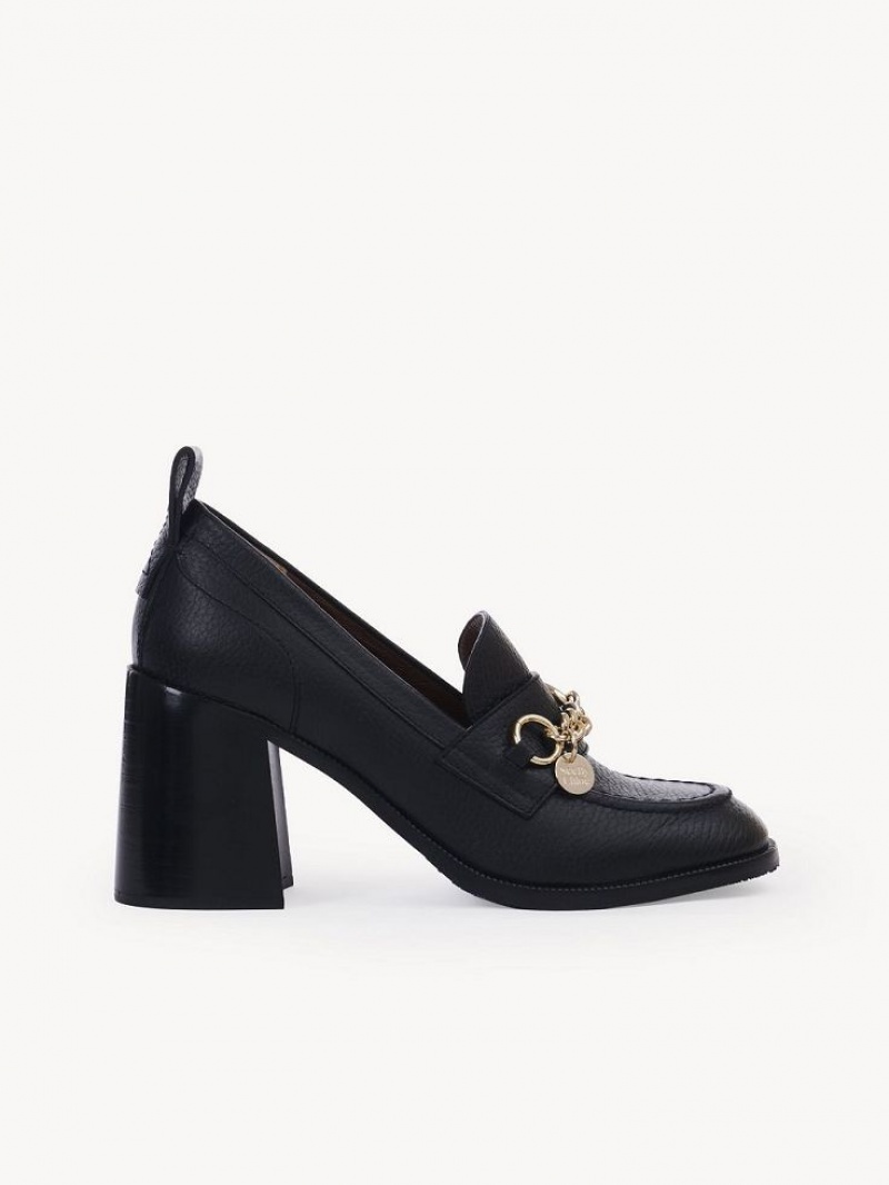 Chaussures Plates Chloe Aryel Penny Noir | CHE-SR14797