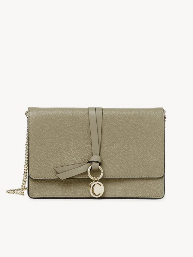 Clutch Chloe Alphabet Vert | CHE-SR13752