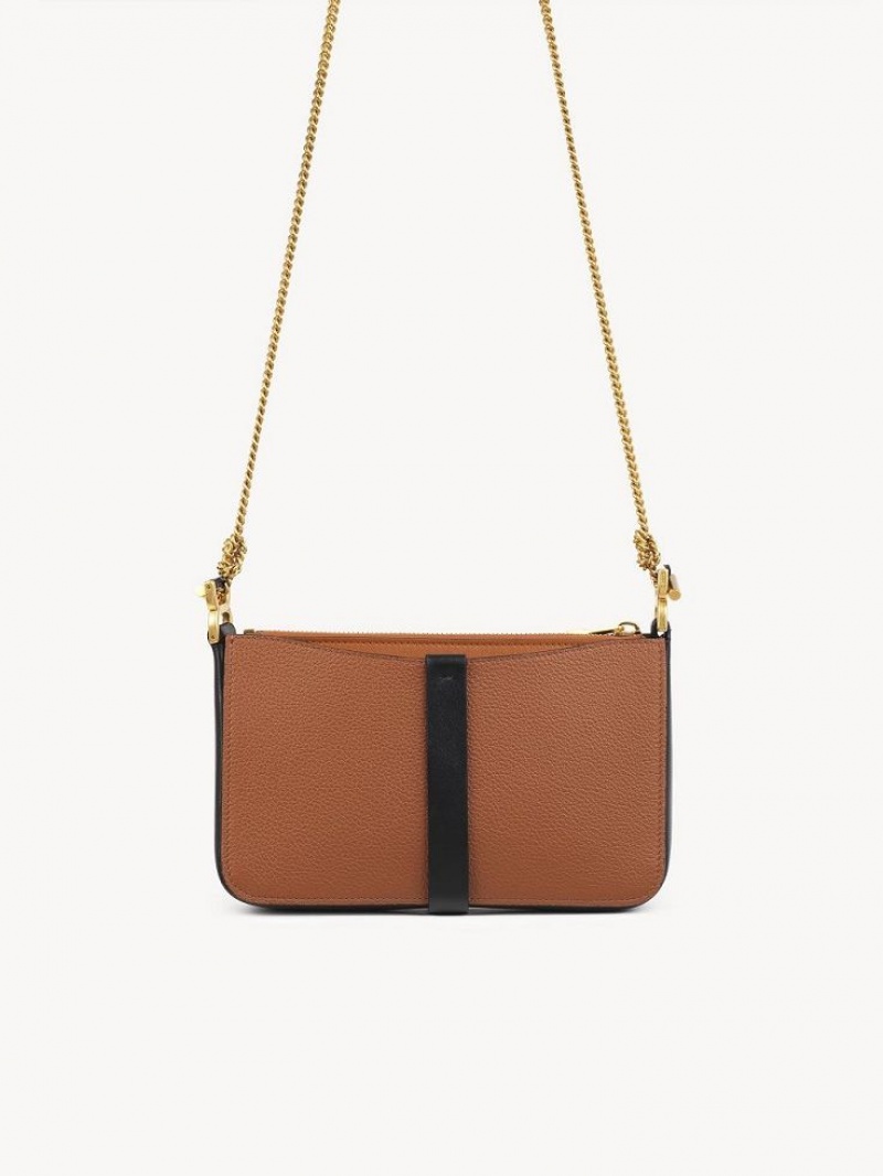 Clutch Chloe Marcie On Chain Marron | CHE-SR13743