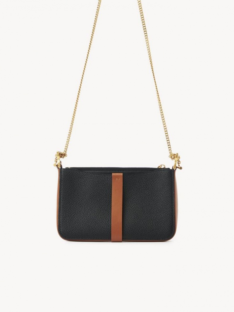 Clutch Chloe Marcie On Chain Noir | CHE-SR13742