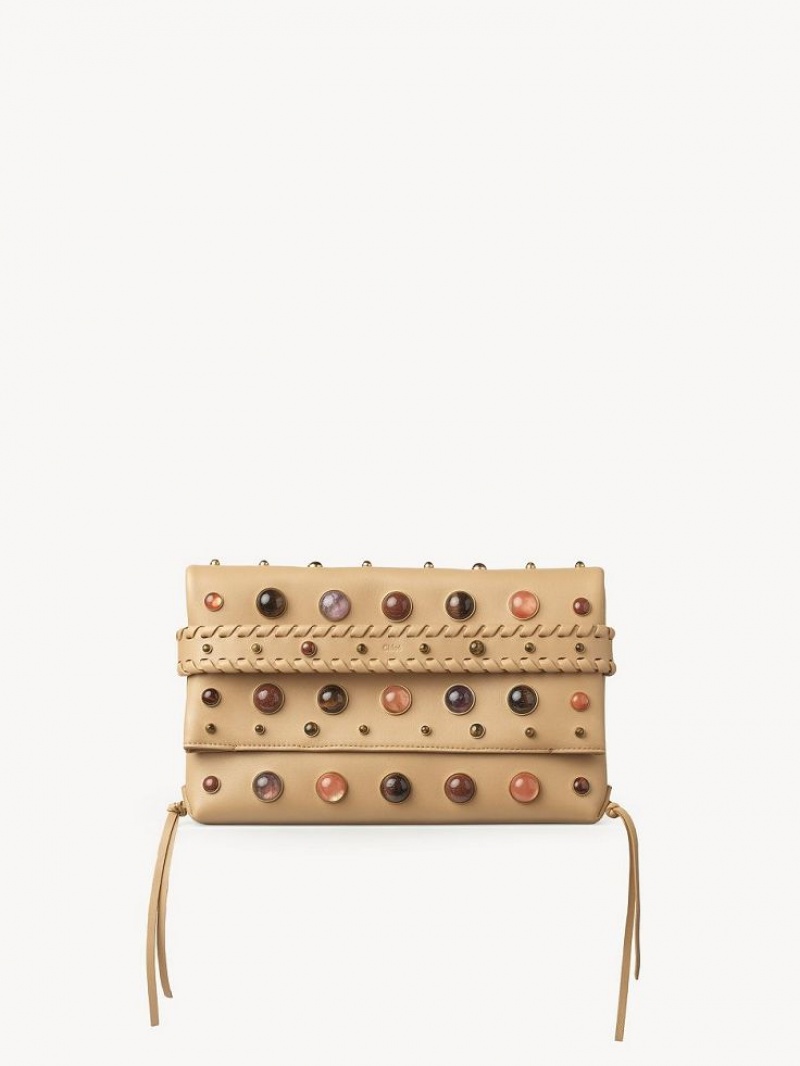 Clutch Chloe Mony Marron | CHE-SR13751