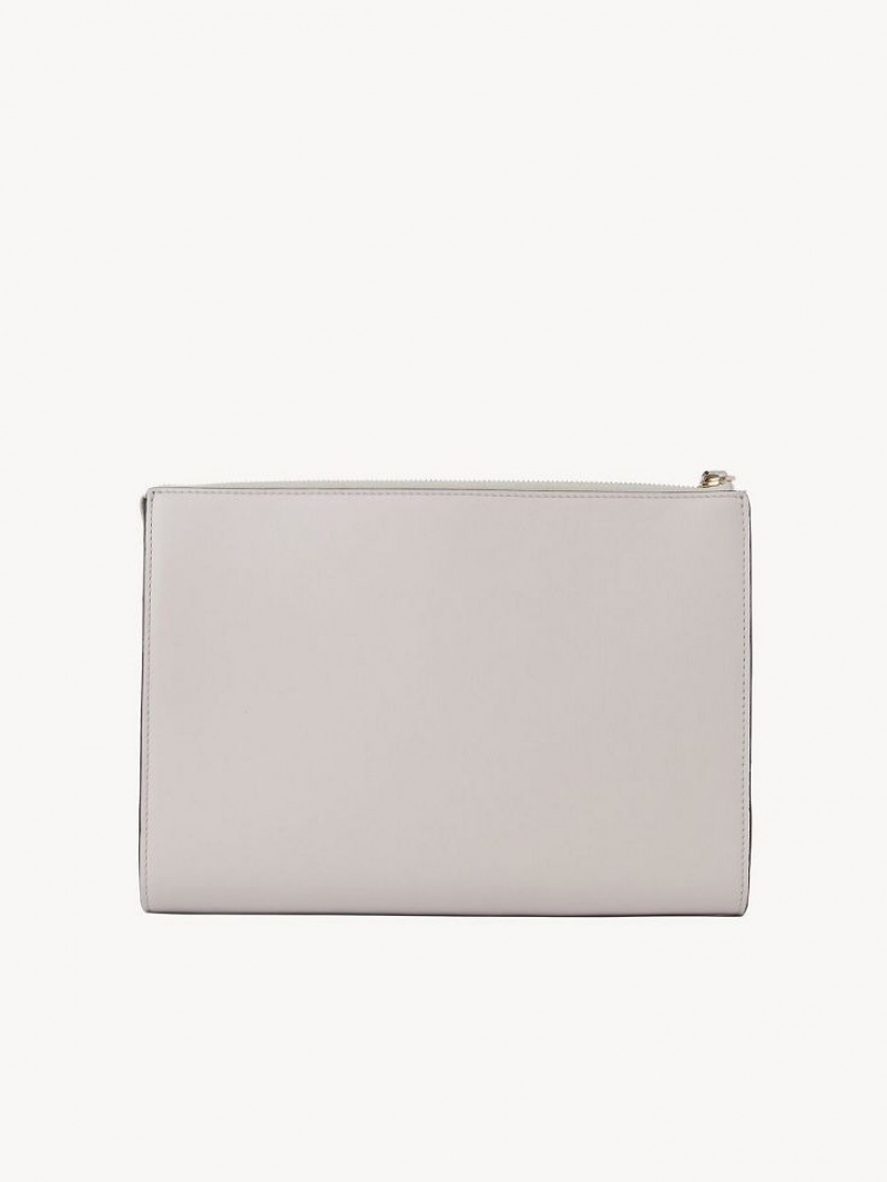 Clutch Chloe Sense Zippered Argent | CHE-SR13745