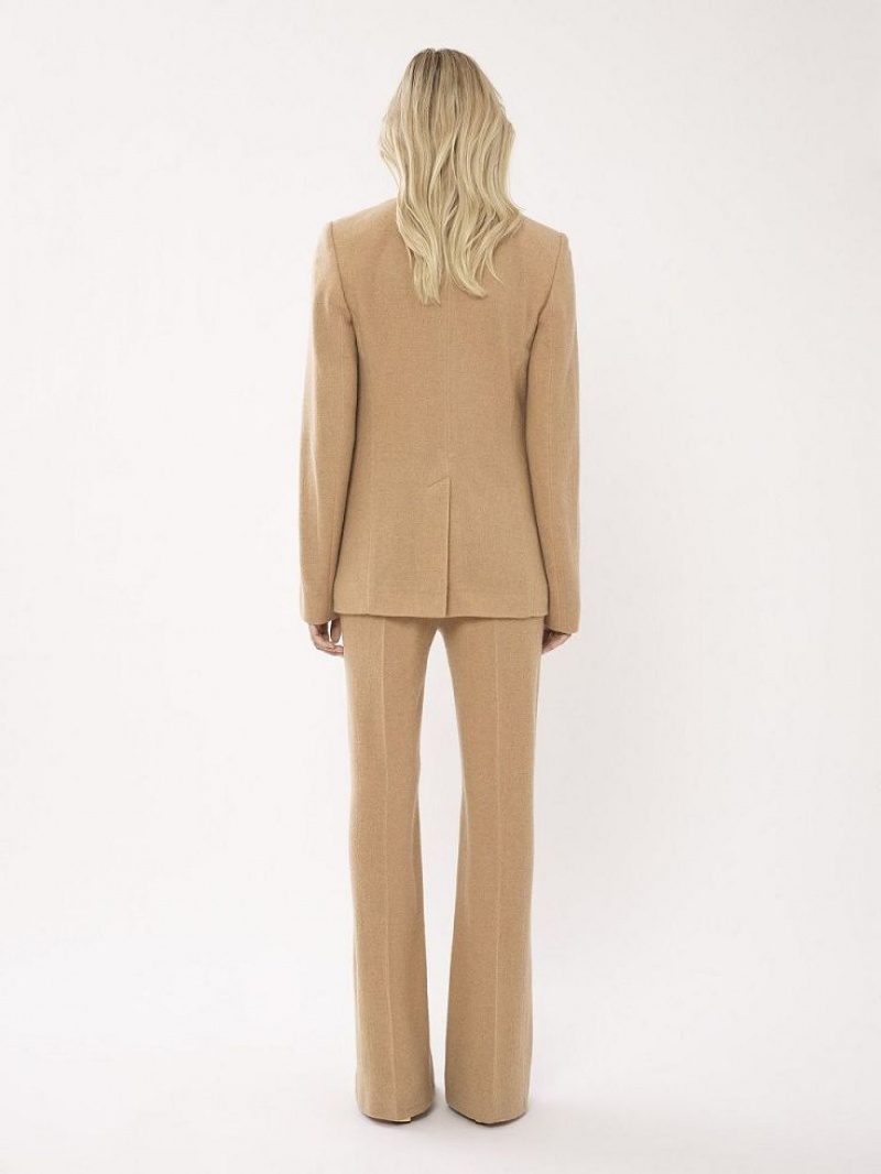 Costume Chloe Buttonless Tailored Marron | CHE-SR14033