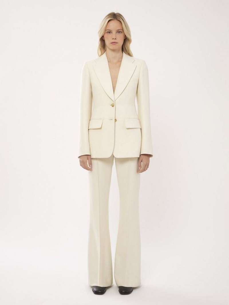 Costume Chloe Two-button Tailored Blanche | CHE-SR14027