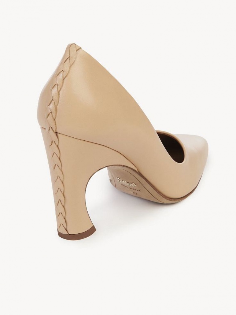 Escarpin Chloe Oli Beige | CHE-SR14251