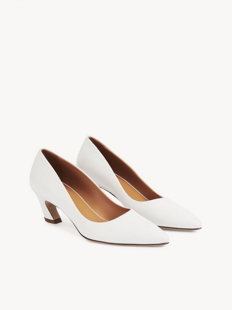 Escarpin Chloe Oli Heel Blanche | CHE-SR14256