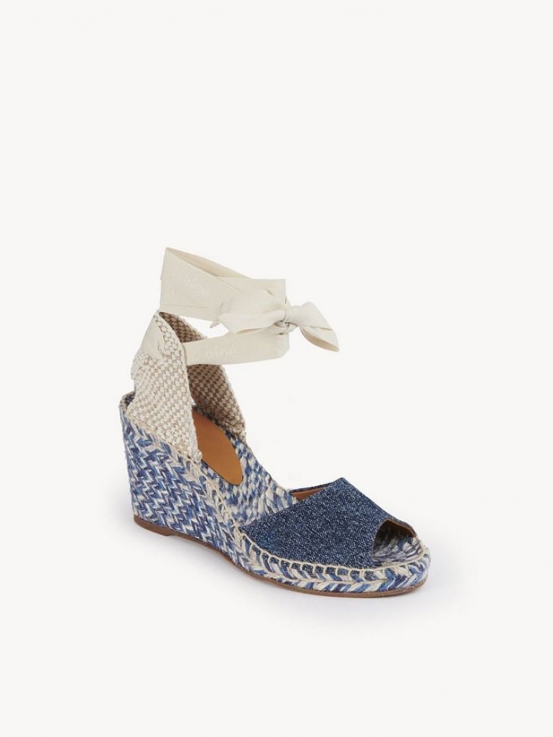 Espadrillas Chloe Piia Bleu | CHE-SR14150