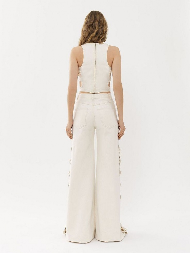 Hauts Chloe Cropped Blanche | CHE-SR13880