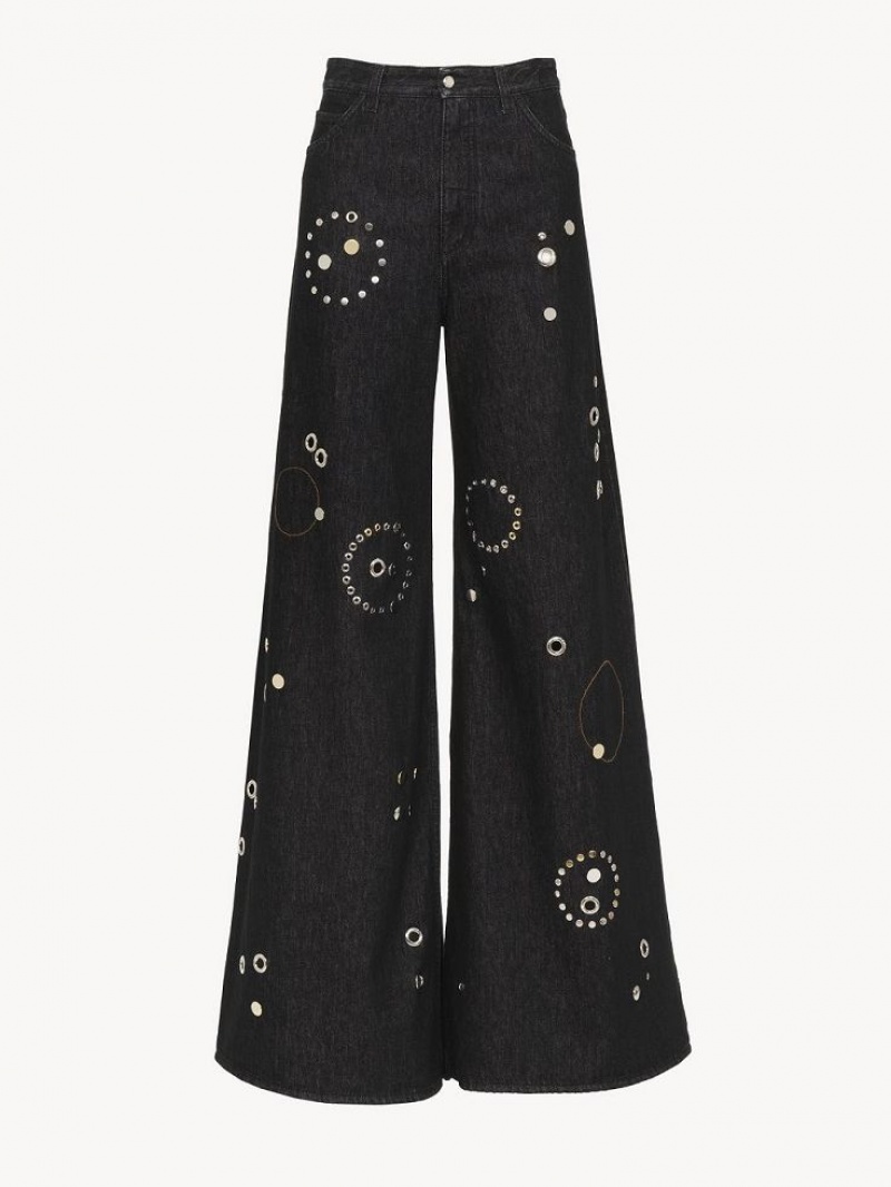 Jean Chloe Embellished Rave Noir | CHE-SR13984