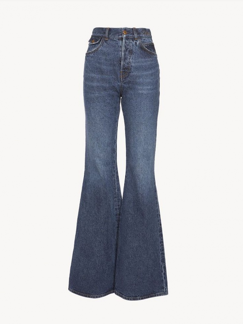 Jean Chloe Flare Bleu | CHE-SR13991