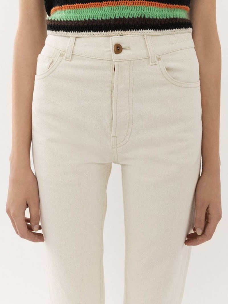 Jean Chloe Semeru Droit-leg Blanche | CHE-SR13996