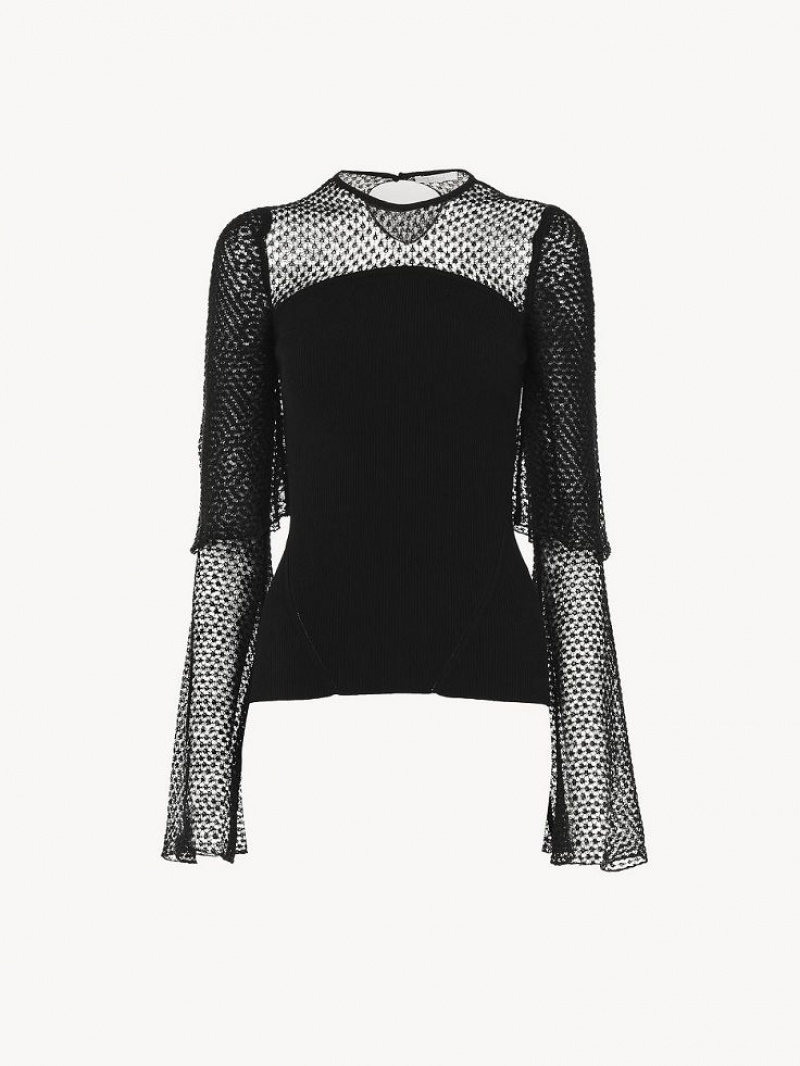 Knitwear Chloe Fitted Noir | CHE-SR13950