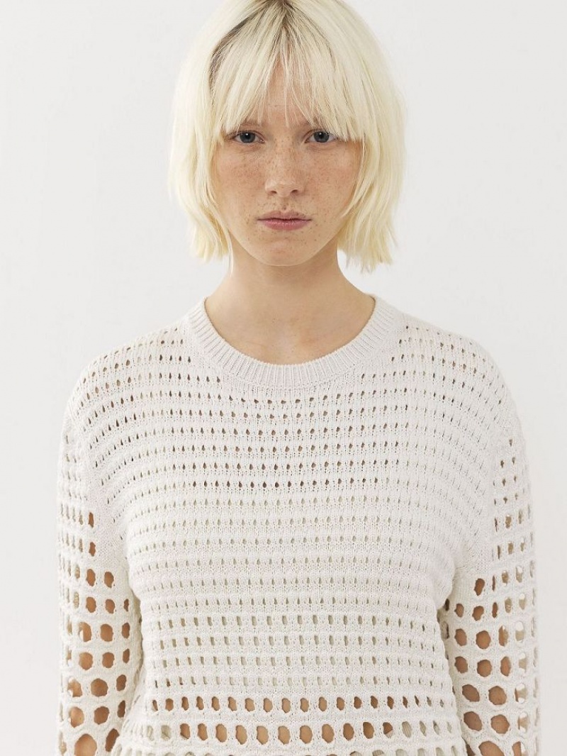 Knitwear Chloe Generous Blanche | CHE-SR13931