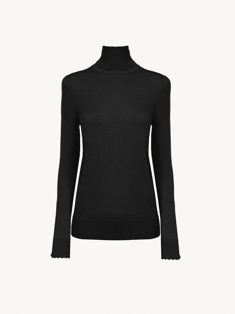 Knitwear Chloe High-neck Noir | CHE-SR13925