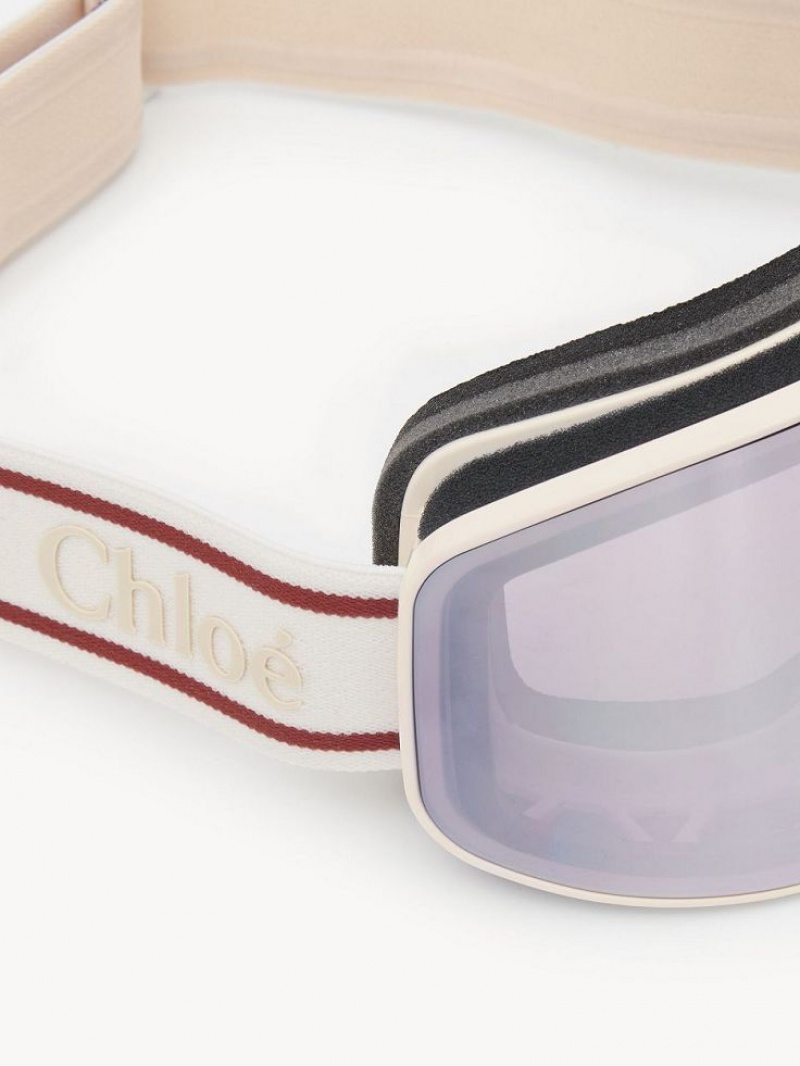 Lunette de Soleil Chloe Cassidy Ski Goggle Blanche | CHE-SR14533