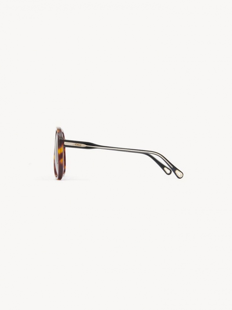 Lunette de Soleil Chloe Dannie Noir | CHE-SR14569