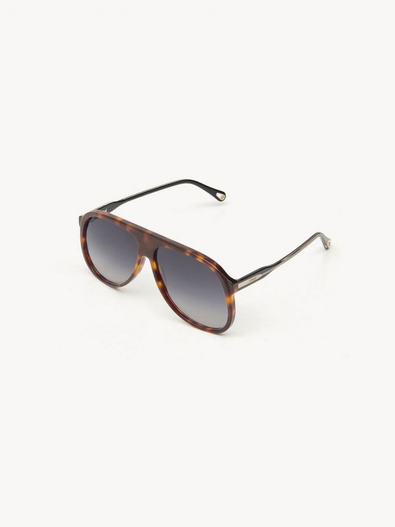 Lunette de Soleil Chloe Dannie Noir | CHE-SR14569