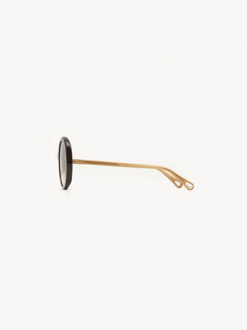 Lunette de Soleil Chloe Esther Marron | CHE-SR14529