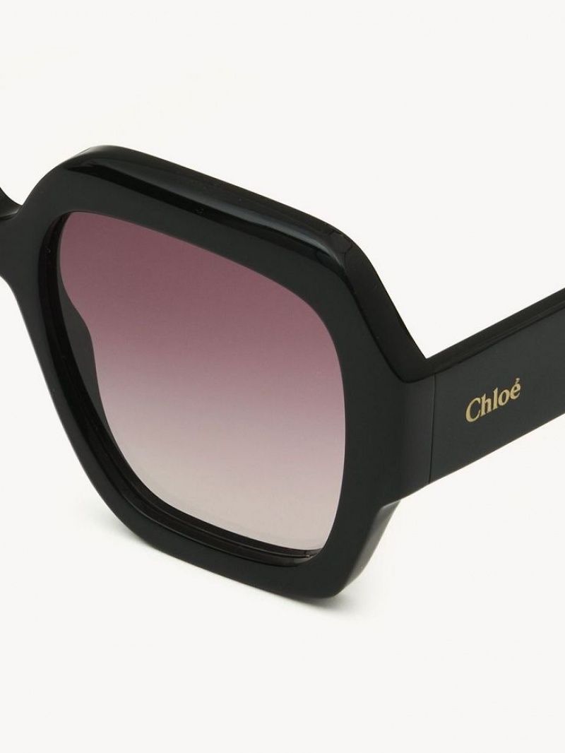 Lunette de Soleil Chloe Gayia Noir | CHE-SR14570