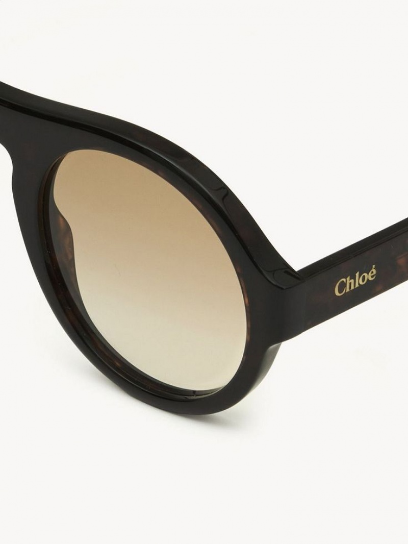 Lunette de Soleil Chloe Gayia Noir | CHE-SR14572