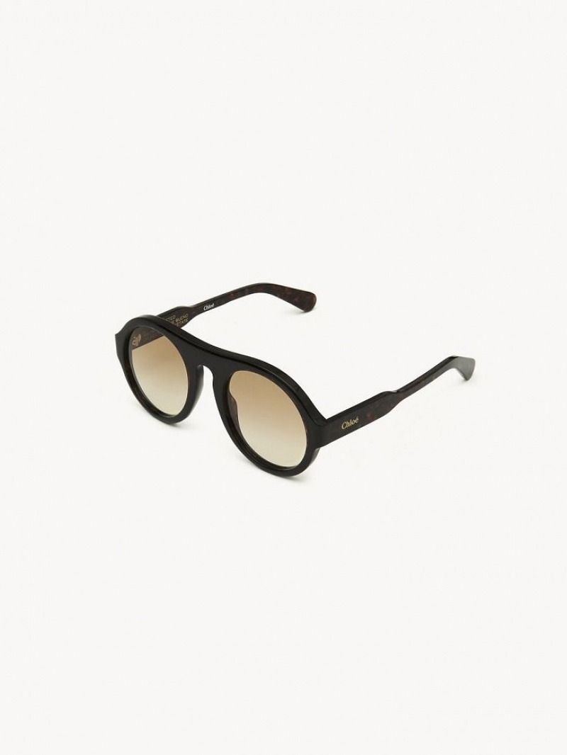 Lunette de Soleil Chloe Gayia Noir | CHE-SR14572