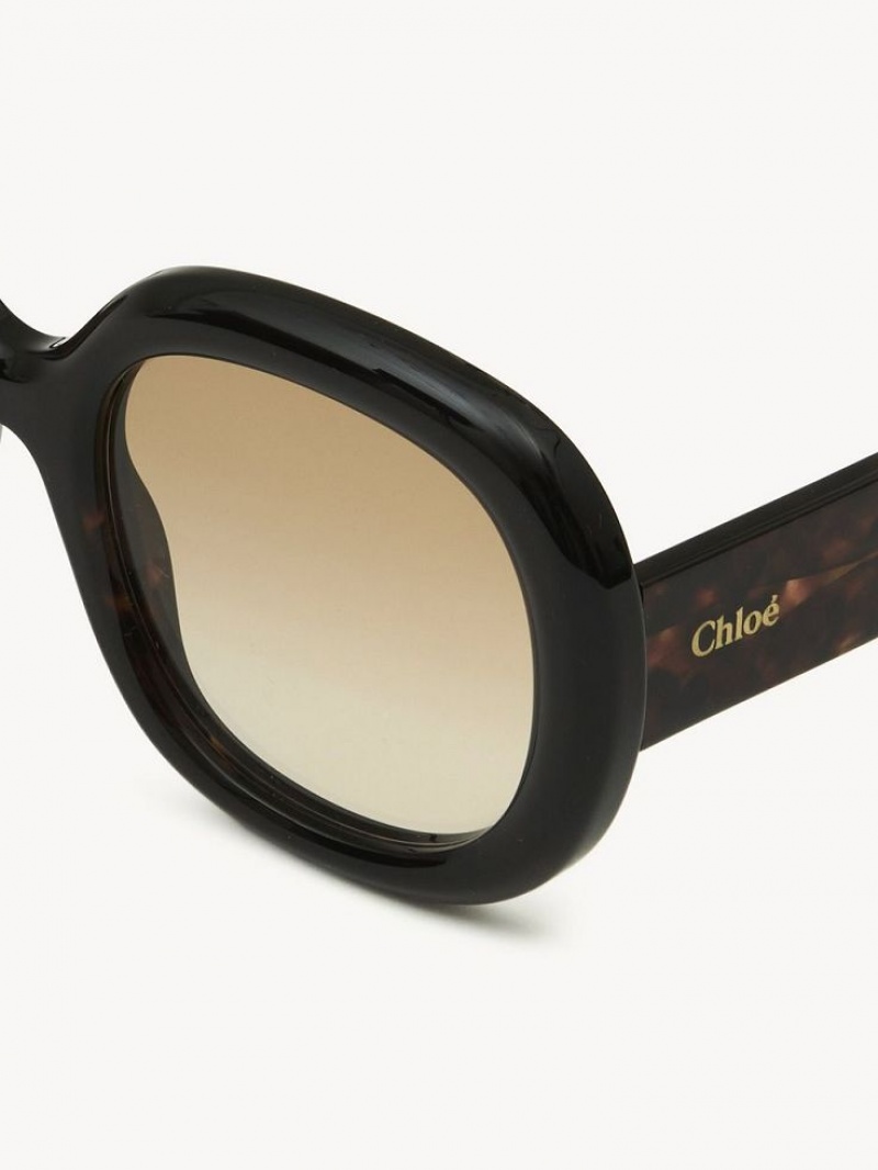 Lunette de Soleil Chloe Gayia Noir | CHE-SR14574